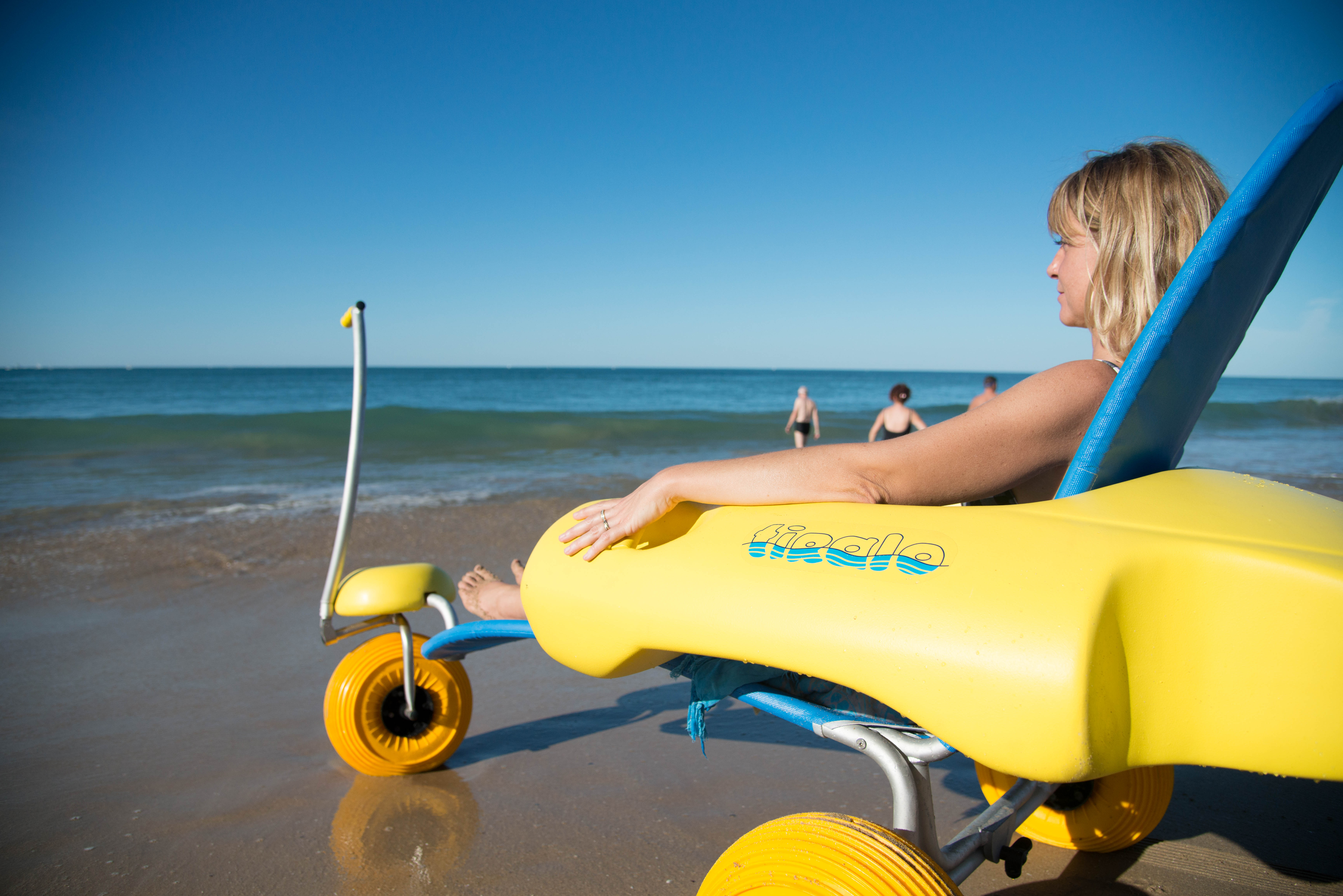Кресло-коляска пляжная Tiralo-2 XL плавающая